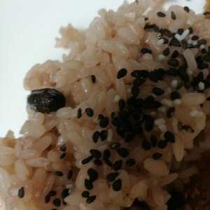 お赤飯の素で！子供が喜ぶ(^^)雑穀米風お赤飯♪